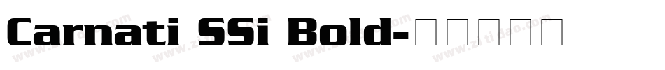 Carnati SSi Bold字体转换